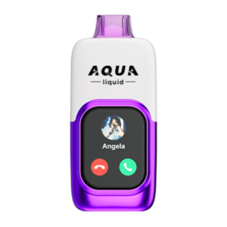 Vapoteuse Smartphone Rechargeable Type-C - Aqua Liquid - 20000 puffs 20mg/ml Nicotine - Mr Blue